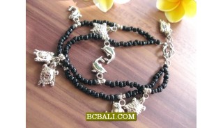 Bali Bead Anklets Charm Bracelets Wholesale Package